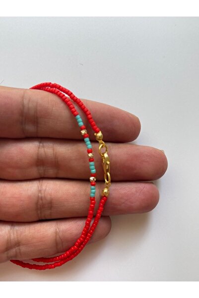 Rupen Kraft 14 Ayar Zarif Tasarım Altın Şans Kolyesi