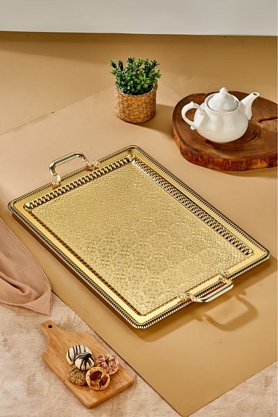 Cooker Special Series Square Model Luxury Stainless Steel Presentation Tray