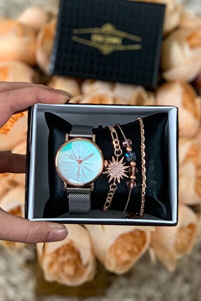 Spectrum Roman Numeral Case Detailed White Dial Silver Women's Wristwatch M.k