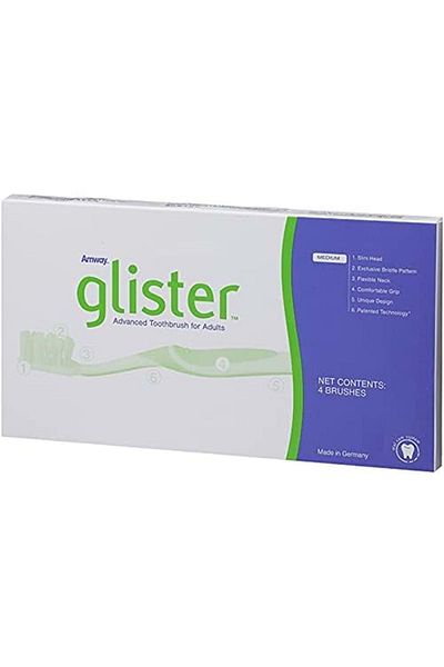 Amway Glister Advanced Toothbrush (4 Brushes) Toothbrush Medium Pack of 4