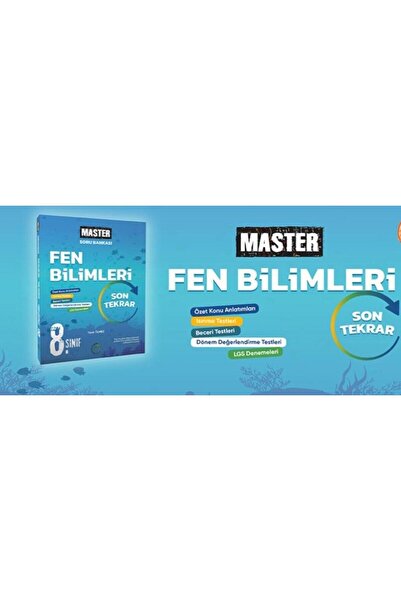 Okyanus Yayınları 8.sınıf Master Fen Bilimleri Son Tekrar Soru Bankası