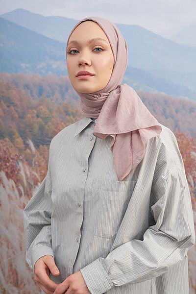 ARMANDA Şal din bumbac rustic din nurcă
