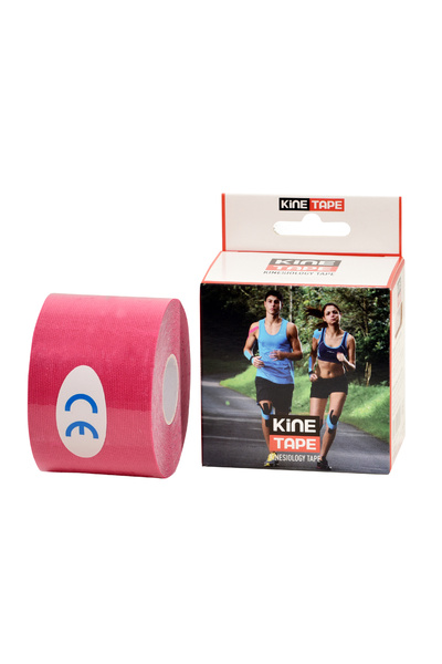 KİNE TAPE Kırmızı Renk Sporcu Bandı 5 Metre X 5 Cm Kinezyo Tape