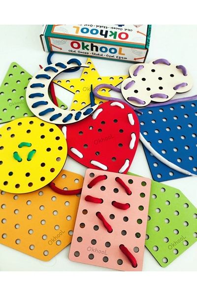 Okhool Stringing Shapes - Hand Muscle Development - Skill Set