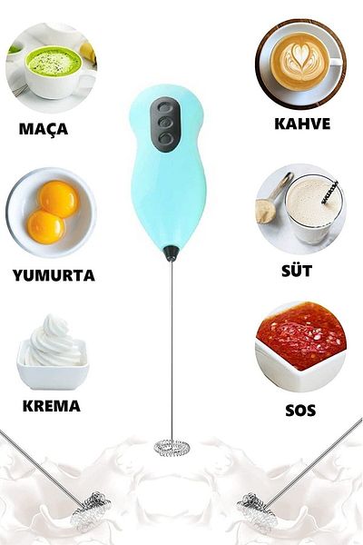 afifehome Mini Mixer - Coffee and Milk Frother, Cappucino Stirrer