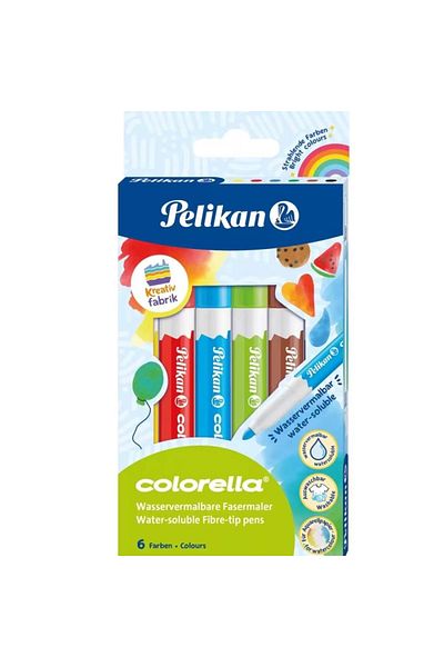 Pelikan Colorella Water Soluble Felt Tip Pen - Set of 6 817 059