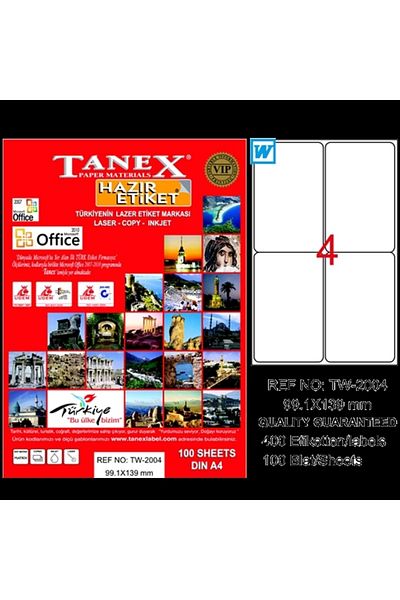 Tanex 100 Yp Laser Tag - 99.1x139 Laser-Copy-Inkjet Tw-2004