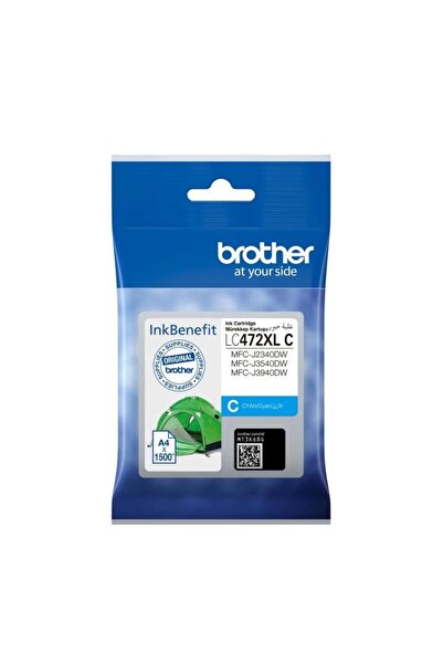 Brother Lc472xlc Cyan Mavi 1.500 Sayfa Kapasiteli Kartuş Mfc-j2340-j3540-j3940