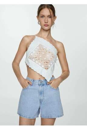 MANGO Yuksek belli denim ort Fiyat Yorumlar Trendyol