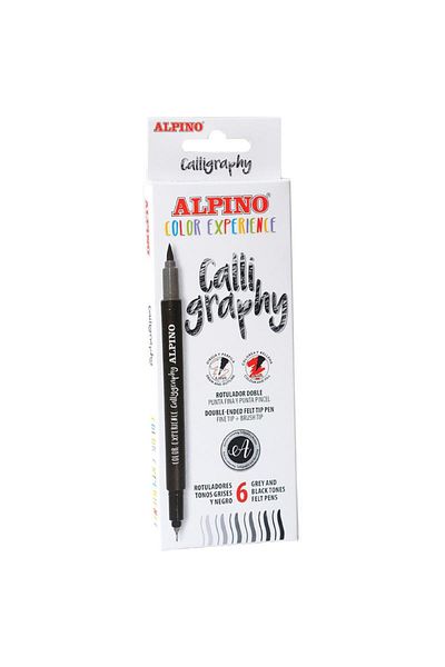Alpıno Reversible 6-piece Caligraphy Set - Ar 001040