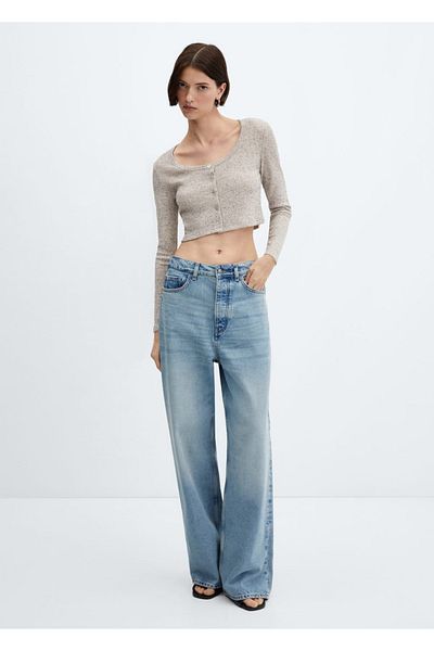 MANGO Woman Short Knit - Stylish Cardigan
