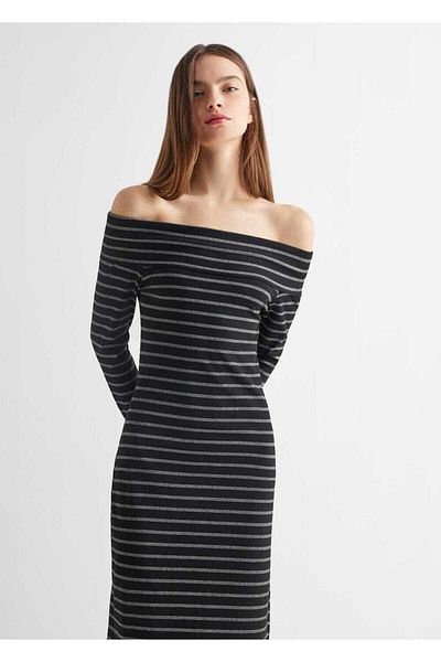 Mango Teen Black Dress for Kids