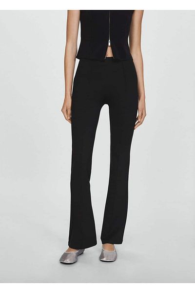 MANGO Woman Flared Leggings