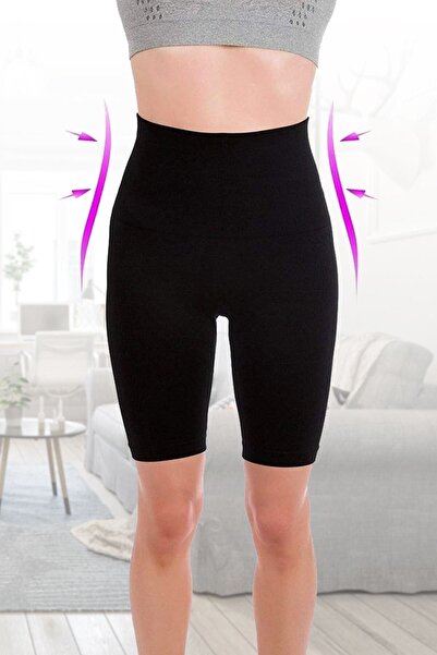 EMBA KORSE Black Push up Corset Shorts for Women - Recovery and Shaping Basen