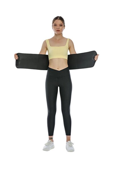 EMBA KORSE Μαύρος Θερμικός Κορσές - Ζώνη Σάουνας