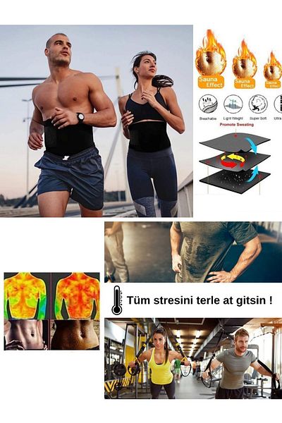 EMBA KORSE Unisex Sauna Thermal Corset - Sweat and Slimming Slimming Belt