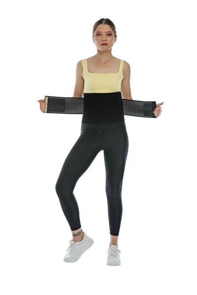 EMBA KORSE Μαύρος Θερμικός Κορσές - Ζώνη Σάουνας