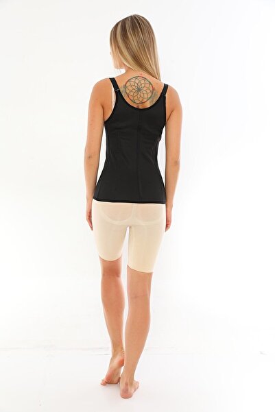 EMBA KORSE Women's Strap Latex Steel Underwire Black Corset Size 2 Slimming Belly Gathering Slimming Corset