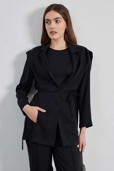 Hooopstore Яке с детайли Aller - черно
