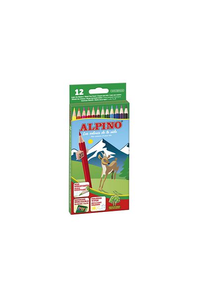 Alpıno 12 Pieces Dry Paint Full Size Set - Al010654