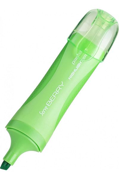 Serve Berry Highlighter Pastel Green
