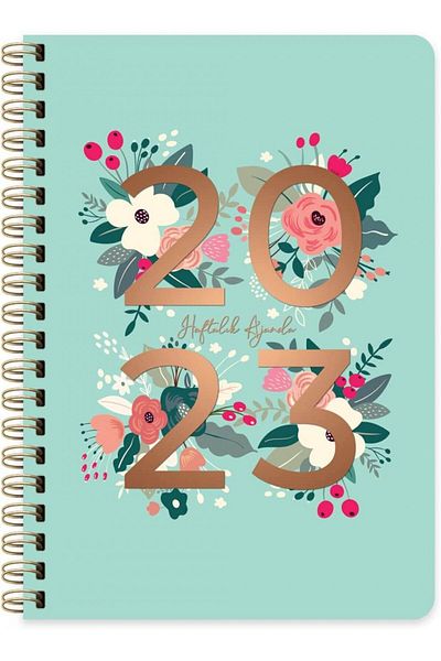 KESKİN COLOR Agenda săptămânală cu copertă rigidă Sharp Color 2023 A5 - Bunch