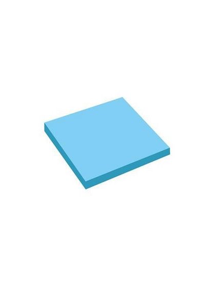 Rubenis Transparent Blue Note Paper - 76X76Mm, Adhesive, 50 Yp Rps-155-24-Pkt
