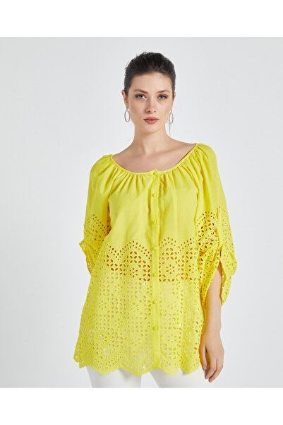 SERPİL Serpil Kadın Sarı Gömlek 35938