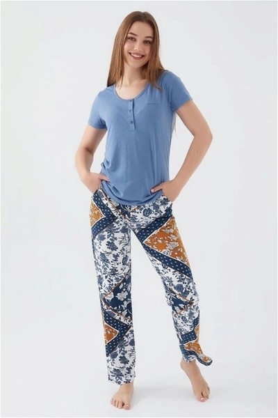 Pierre Cardin 8507-s Kadın Kısa Kol Pijama Takımı