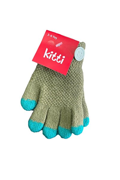 Kitti Gloves Knitted Khaki