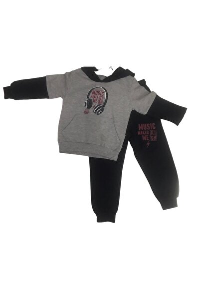 Hira 2li Takım Minoles Kulaklık Baskılı Lacivert