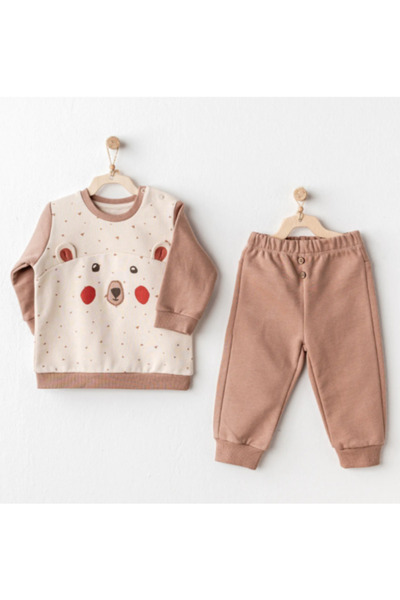 andywawa Andy Wawa 2li Takım Adventurous Bear Bej