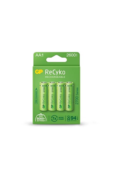 Genel Markalar Aa 2600 Mah Şarjlı Kalem Pil 4'lü Paket 270aahcemtr