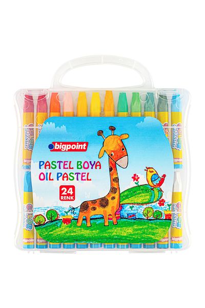 Bigpoint 24 Colors Pastel Paint - Transparent Bag