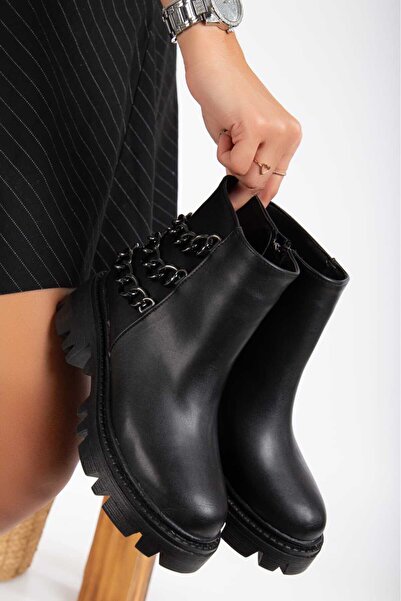 SEDRİK yeni sezon hazır taban arkadan zincirli su geçırmez bot