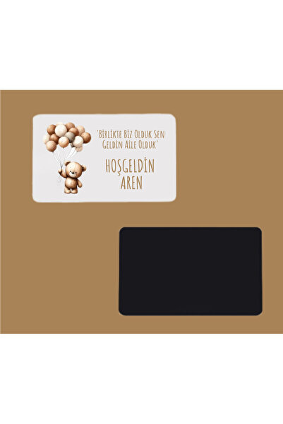 EYBaskı Tasarım 20 ADET HOŞGELDİN BEBEK MAGNETİ