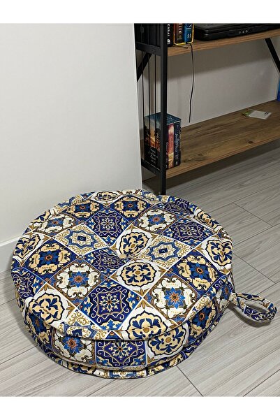 COLORMİX 60 Cm Yer Minderi,Meditasyon,Yoga,Hobi Bahçesi,Cafe,Çay Bahçesi,Ev içi
