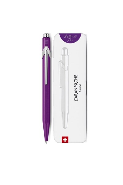 Caran d'Ache Caran Dache 849 Tükenmez Kalem Colormat-X Violet 849.605