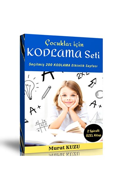 Enine Boyuna Eğitim Coding Set for Kids (200 Coding Activities Selected)
