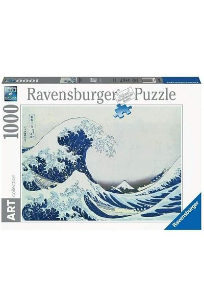 RAVENSBURGER 1000 Piece Puzzle the Wave of Kanagawa