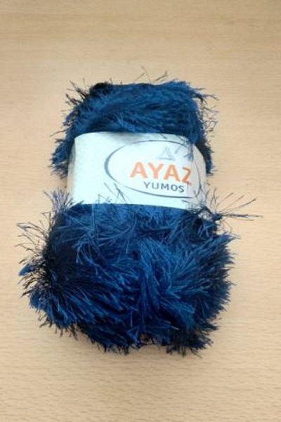 Ayaz yumoş bearded rope navy blue 1 piece colar : 1148