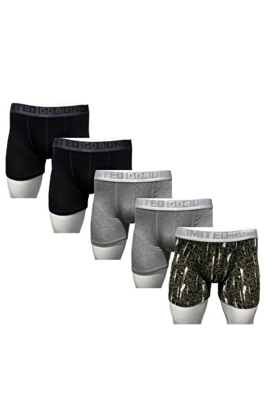 5'Lİ - 4 BAMBOO 1 COTTON BOXER