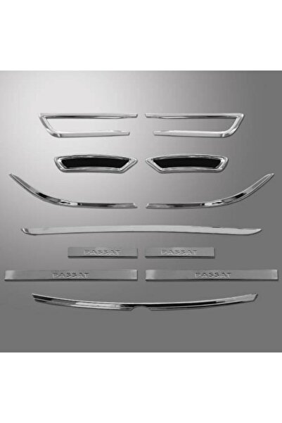 Genel Markalar B8 Full Set 5 Parça (kapı Eşiği-far Kaşı-egzoz Çkş-sis Çrv-bag...