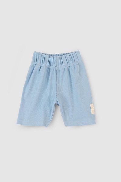 Little Gusto Short Corded Tights Blue Organic Cotton