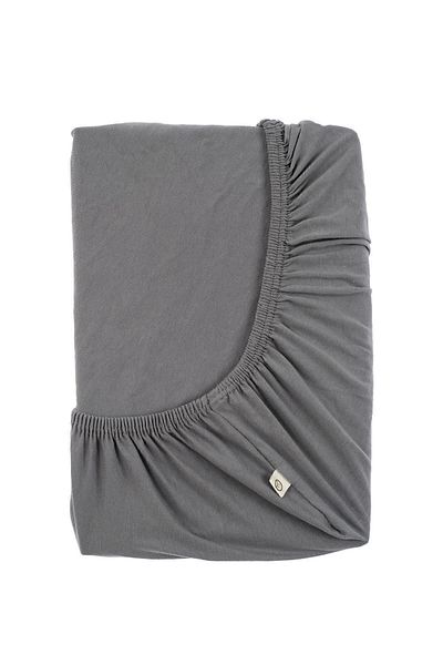 Little Gusto Elastic Sheet Baby Gray Organic Cotton