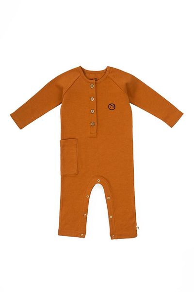 Little Gusto Long Sleeve Jumpsuit Tile Organic Cotton