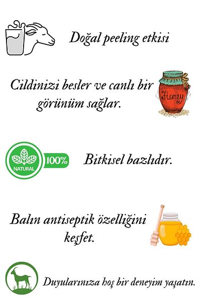 Casnack NATURAL SOAP WITH GOAT MILK AND HONEY 100 GR.