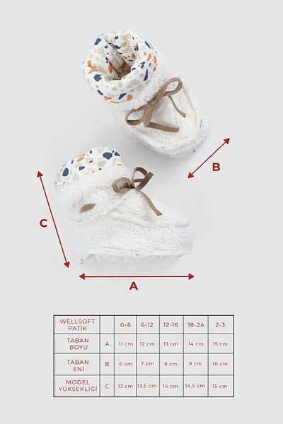 Little Gusto Wellsoft Baby Booties Ecru