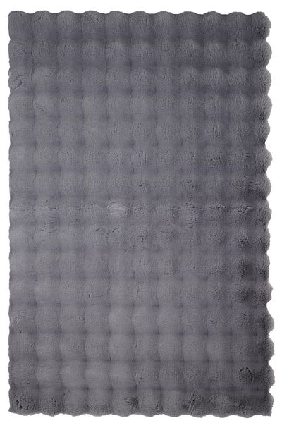 Prizma Smoked Non-Slip Bubble Single Washable Bathroom Rug - Mat (75X110)