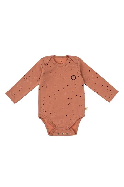 Little Gusto Long Sleeve Adjustable Snap Fastener Bodysuit Cosmos Pink Organic Cotton